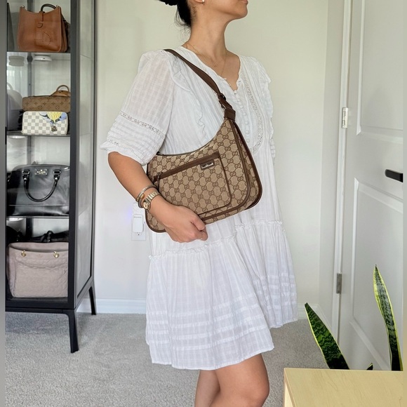 🍓GUCCI GG Canvas Shoulder Bag - Picture 15 of 16